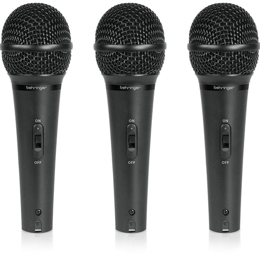 Behringer Ultravoice XM1800S Dynamic Cardioid Vocal Microphone 3 - in - 1 Pack - SWIFT PERIPHERALSXM1800S