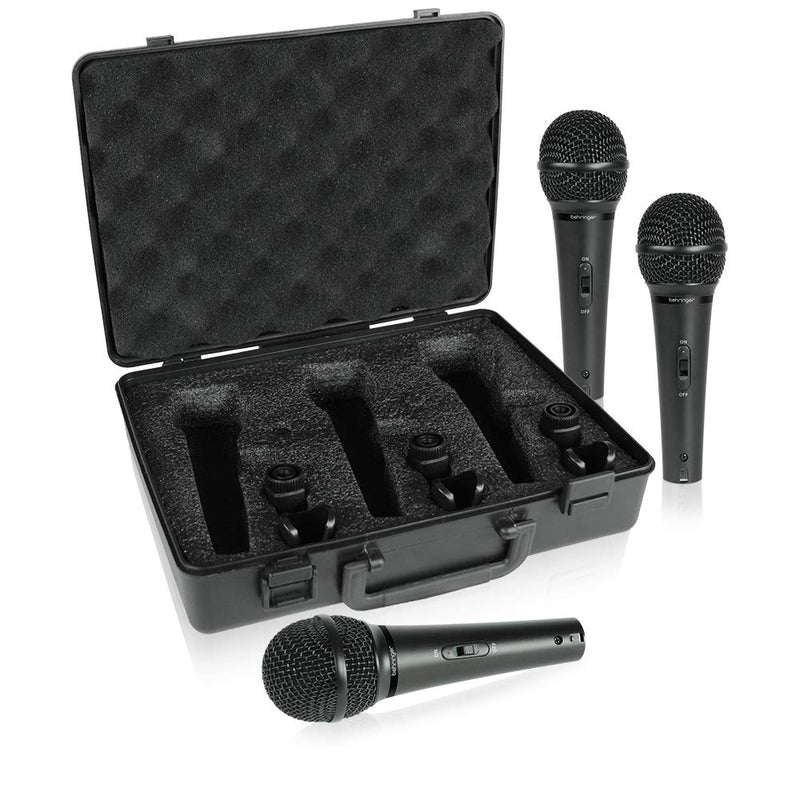 Behringer Ultravoice XM1800S Dynamic Cardioid Vocal Microphone 3 - in - 1 Pack - SWIFT PERIPHERALSXM1800S