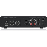 Behringer UMC204HD USB Audio Interface with MIDAS Mic Preamplifiers - SWIFT PERIPHERALSUMC204HD