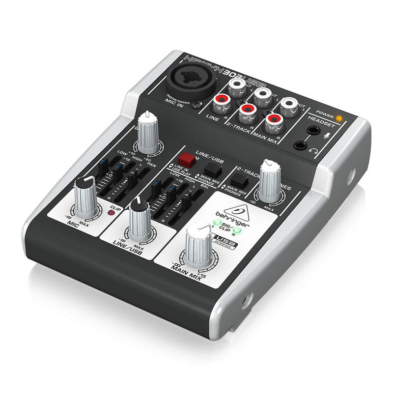 Behringer Xenyx 302USB Premium 5 - Input Analog Sound Mixer with USB Interface - SWIFT PERIPHERALS302USB