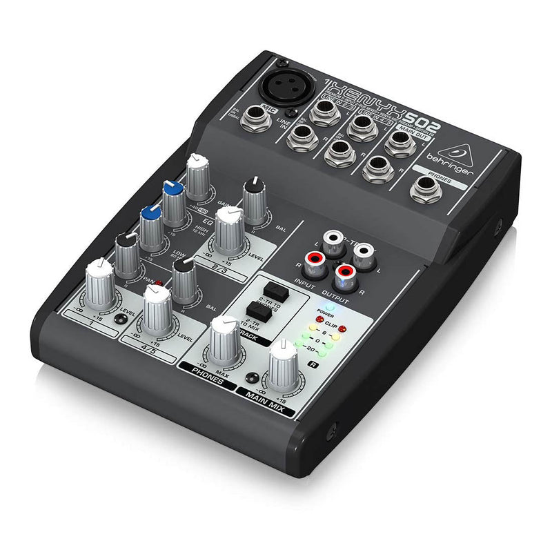 Behringer Xenyx 502 Analog Sound Mixer with Premium 5 - Input and 2 - Bus - SWIFT PERIPHERALSXENYX-502