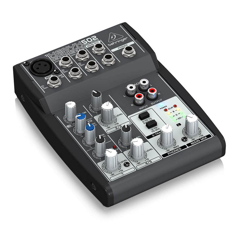 Behringer Xenyx 502 Analog Sound Mixer with Premium 5 - Input and 2 - Bus - SWIFT PERIPHERALSXENYX-502