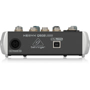 Behringer Xenyx Q502USB USB 5 - Input Analog Sound Mixer with USB Interface - SWIFT PERIPHERALSQ502USB