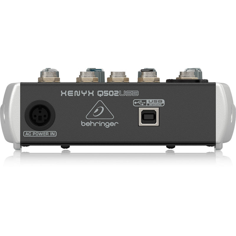 Behringer Xenyx Q502USB USB 5 - Input Analog Sound Mixer with USB Interface - SWIFT PERIPHERALSQ502USB