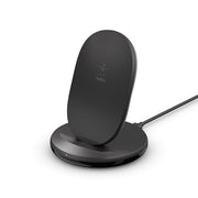 Belkin 15W Wireless Charging Stand + QC 3.0 24W Wall Charger - Black - SWIFT PERIPHERALSWIB002BTBK