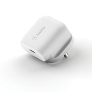 Belkin 18W Fast Charging USB - C PD Wall Charger - SWIFT PERIPHERALSF7U096ZBWHT