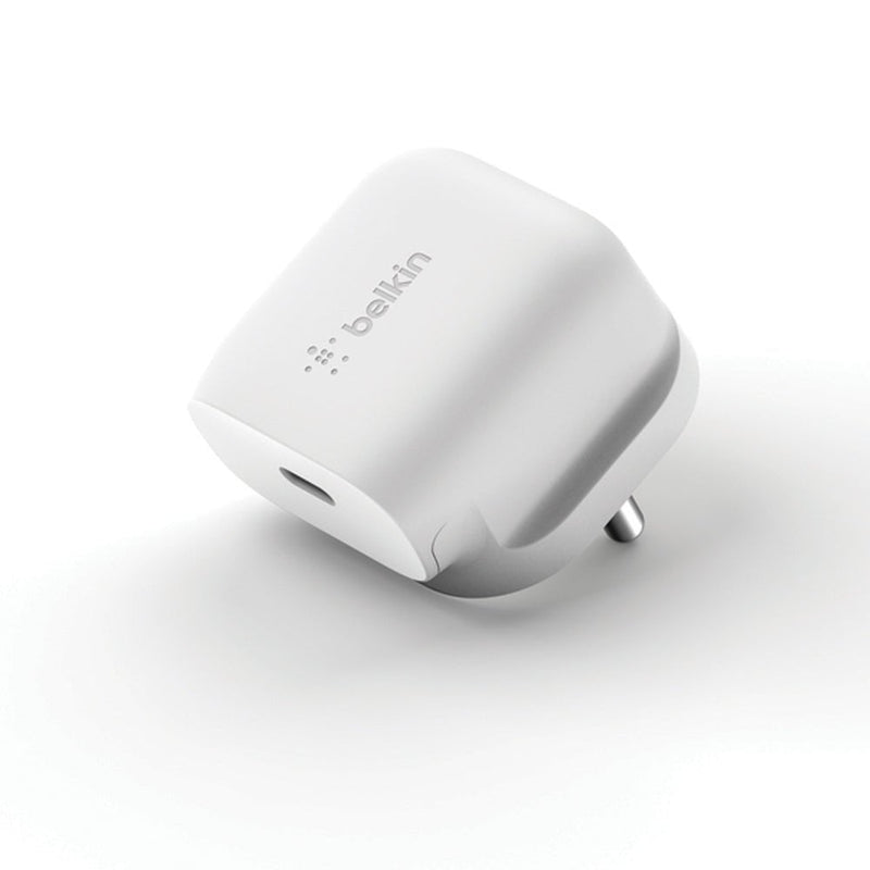 Belkin 18W Fast Charging USB - C PD Wall Charger - SWIFT PERIPHERALSF7U096ZBWHT