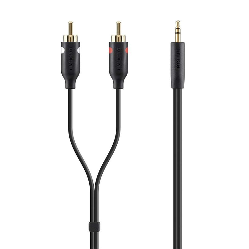Belkin 2 - Meter Mini - Stereo to RCA Audio Cable - SWIFT PERIPHERALSF3Y116BT2M