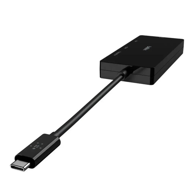 Belkin AVC003BTBK USB - C Multiport Video Adapter with HDMI & Display Port - SWIFT PERIPHERALSAVC003BTBK