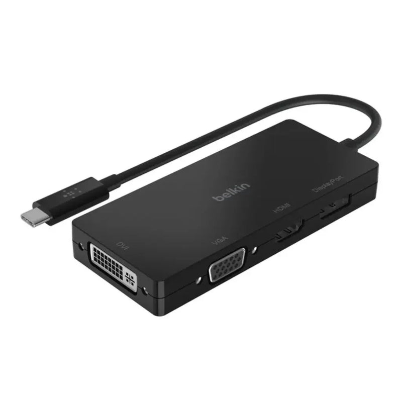 Belkin AVC003BTBK USB - C Multiport Video Adapter with HDMI & Display Port - SWIFT PERIPHERALSAVC003BTBK