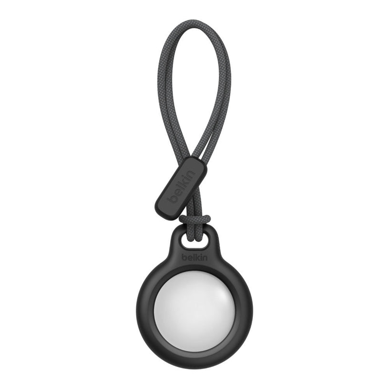 Belkin Black AirTag Secure Holder with Strap - SWIFT PERIPHERALSF8W974BTBLK