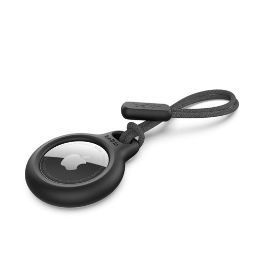 Belkin Black AirTag Secure Holder with Strap - SWIFT PERIPHERALSF8W974BTBLK