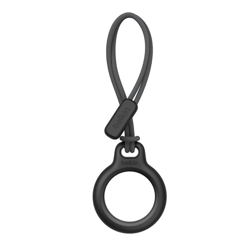 Belkin Black AirTag Secure Holder with Strap - SWIFT PERIPHERALSF8W974BTBLK