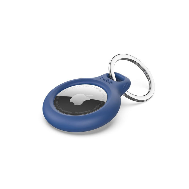 Belkin Blue Secure Holder with Key Ring for AirTag - SWIFT PERIPHERALSF8W973BTBLU