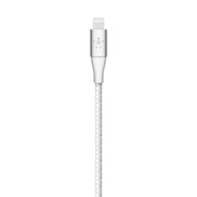 Belkin Boost Charge 1 Meter Braided Lightning to USB - A Cable - White - SWIFT PERIPHERALSCAA002bt1MWH