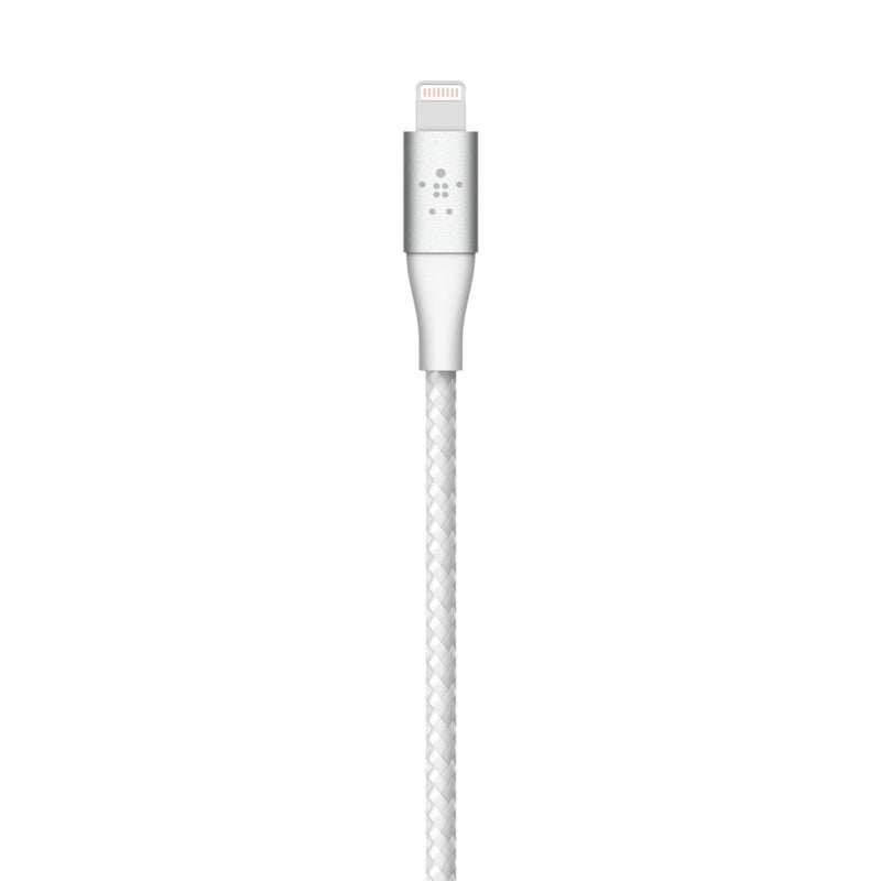 Belkin Boost Charge 1 Meter Braided Lightning to USB - A Cable - White - SWIFT PERIPHERALSCAA002bt1MWH