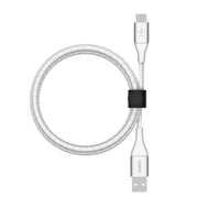 Belkin Boost Charge 1 Meter Braided USB - C to USB - A Cable - White - SWIFT PERIPHERALSCAB002bt1MWH