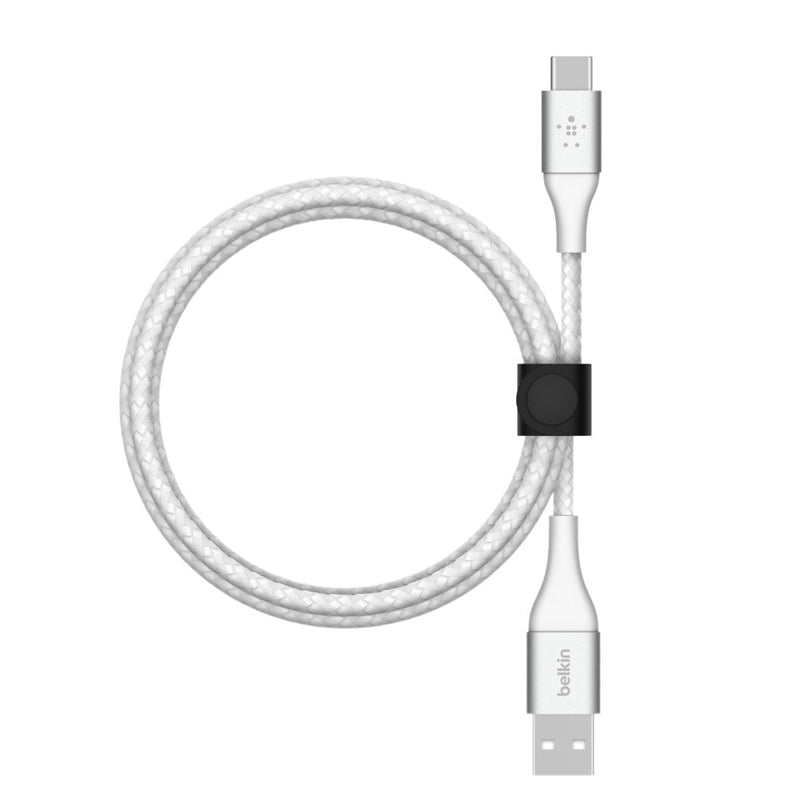 Belkin Boost Charge 2 Meter Braided USB - C to USB - A Cable - White - SWIFT PERIPHERALSCAB002bt2MWH