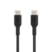 Belkin Boost Charge Braided 1 Meter USB - C to USB - C Cable - Black - SWIFT PERIPHERALSCAB004bt1MBK