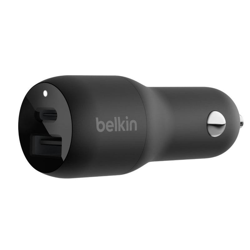 Belkin Boost Charge Dual Car Charger with PPS 37W Fast Charging - SWIFT PERIPHERALSCCB004BTBK
