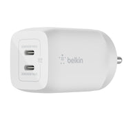 Belkin Boost Charge Pro Dual USB - C GaN Wall Charger with PPS 65W - SWIFT PERIPHERALSWCH013ZBWH