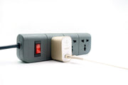 Belkin Economy Series 3 - Socket Surge Protector Universal Socket - Grey - SWIFT PERIPHERALSF9E300ZB1.5MGRY