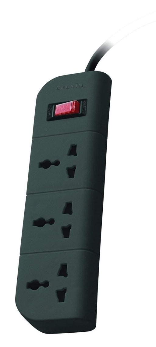 Belkin Economy Series 3 - Socket Surge Protector Universal Socket - Grey - SWIFT PERIPHERALSF9E300ZB1.5MGRY