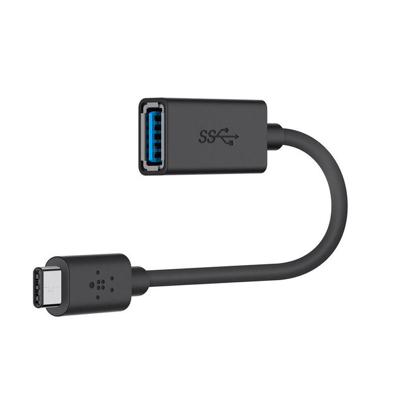 Belkin F2CU036BTBLK 3.0 USB - C to USB - A Adapter - SWIFT PERIPHERALSF2CU036BTBLK