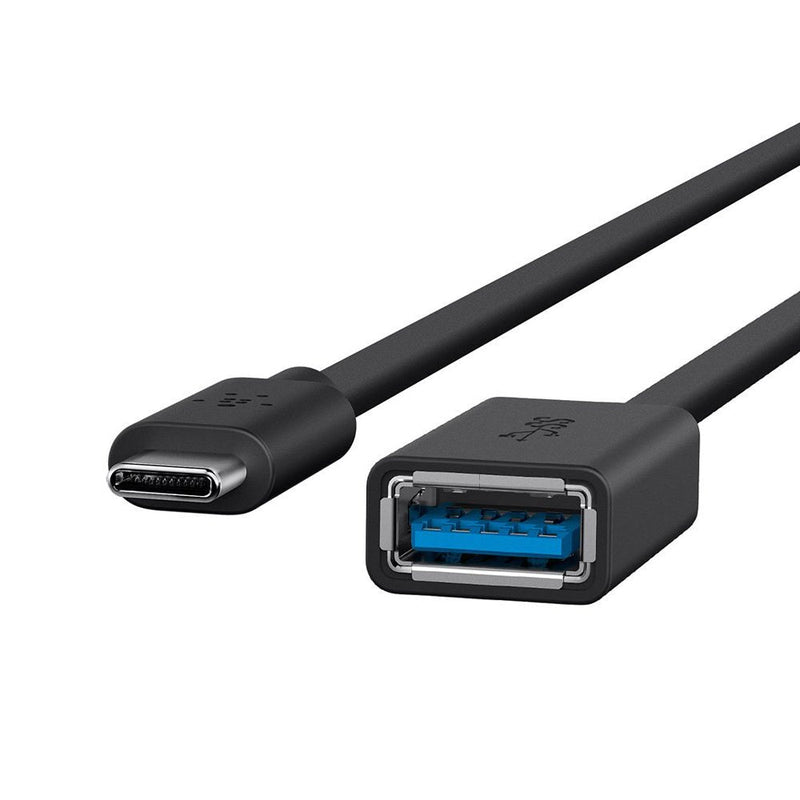 Belkin F2CU036BTBLK 3.0 USB - C to USB - A Adapter - SWIFT PERIPHERALSF2CU036BTBLK