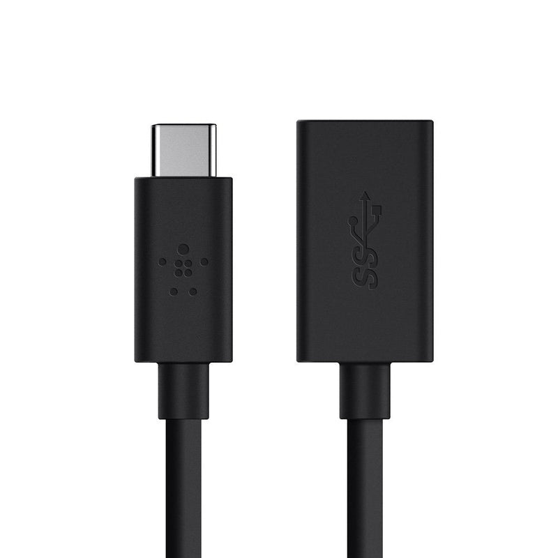 Belkin F2CU036BTBLK 3.0 USB - C to USB - A Adapter - SWIFT PERIPHERALSF2CU036BTBLK