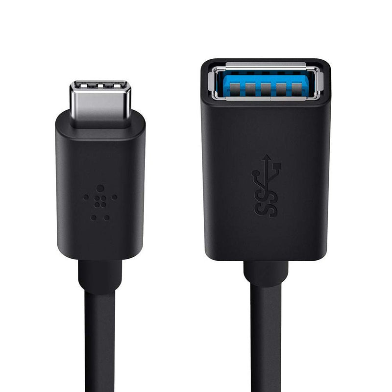 Belkin F2CU036BTBLK 3.0 USB - C to USB - A Adapter - SWIFT PERIPHERALSF2CU036BTBLK