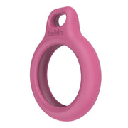 Belkin Pink AirTag Secure Holder with Key Ring - SWIFT PERIPHERALSF8W973BTPNK