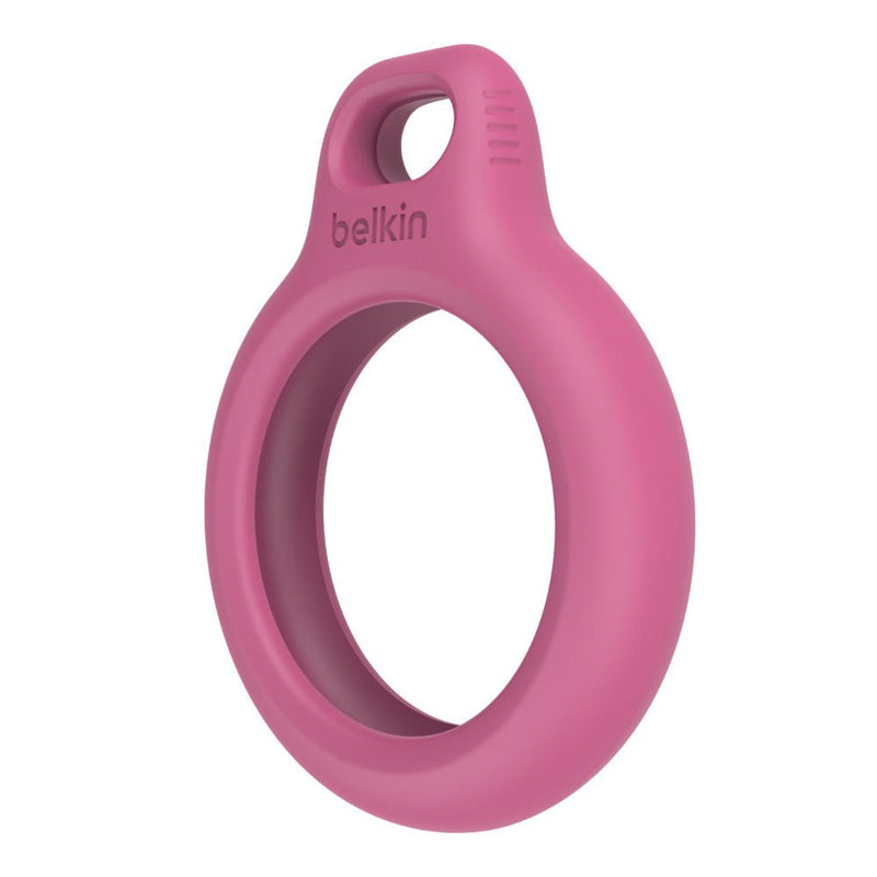 Belkin Pink AirTag Secure Holder with Key Ring - SWIFT PERIPHERALSF8W973BTPNK