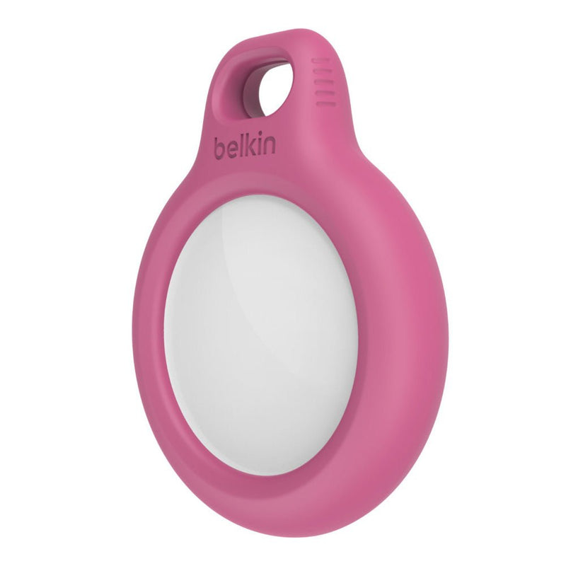 Belkin Pink AirTag Secure Holder with Key Ring - SWIFT PERIPHERALSF8W973BTPNK