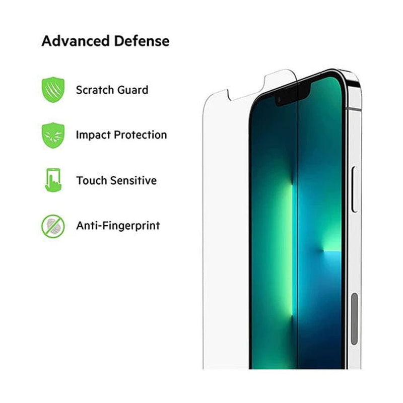 Belkin SCREENFORCE Tempered Glass For iPhone 13 and iPhone 13 Pro - Pack of 2 - SWIFT PERIPHERALSOVA090zz