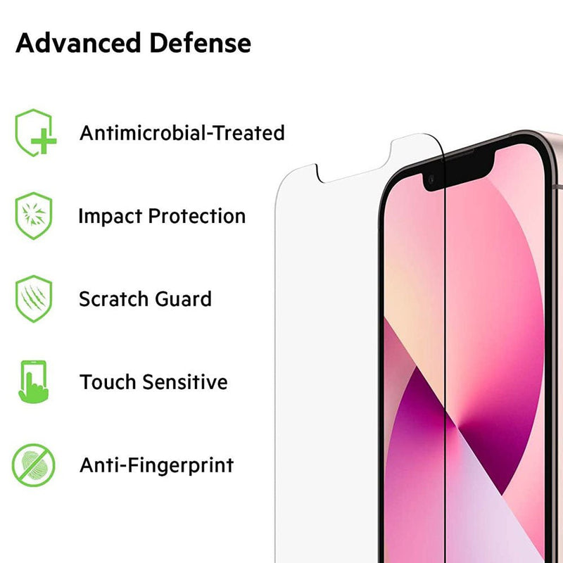Belkin SCREENFORCE Tempered Glass For iPhone 13 Pro max - Pack of 2 - SWIFT PERIPHERALSOVA091zz