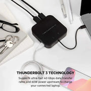 Belkin Thunderbolt 3 Dock Core 3 Cable Dual 4K Display 60W Power Delivery - SWIFT PERIPHERALSF4U110BT