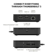 Belkin Thunderbolt 3 Dock Core 3 Cable Dual 4K Display 60W Power Delivery - SWIFT PERIPHERALSF4U110BT