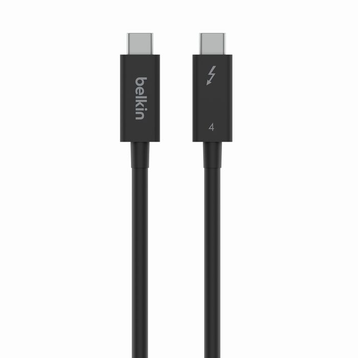 Belkin Thunderbolt 4 2M Charging and Data Cable 100W PD 40Gbps - SWIFT PERIPHERALSINZ002BT2MBK