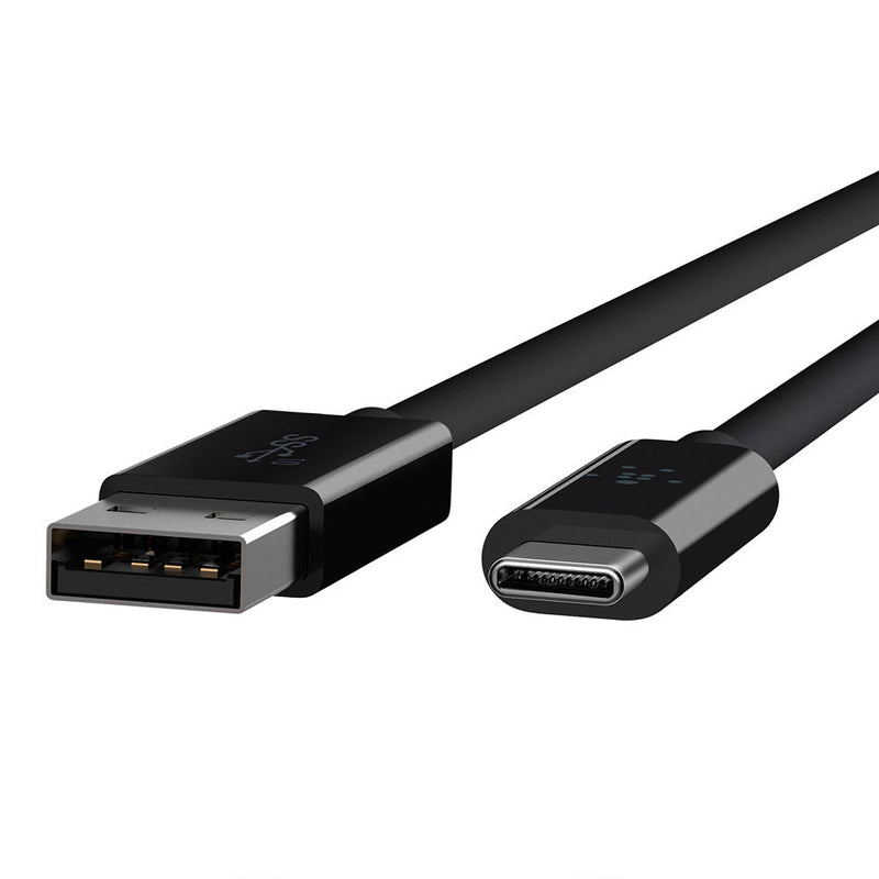 Belkin USB - A to USB - C 1 meter Cable with 10Gbps transfer rate - SWIFT PERIPHERALSF2CU029bt1M-BLK