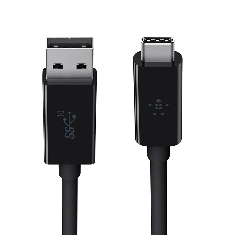 Belkin USB - A to USB - C 1 meter Cable with 10Gbps transfer rate - SWIFT PERIPHERALSF2CU029bt1M-BLK
