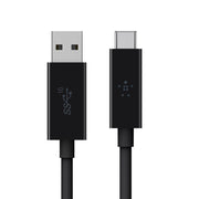 Belkin USB - A to USB - C 1 meter Cable with 10Gbps transfer rate - SWIFT PERIPHERALSF2CU029bt1M-BLK