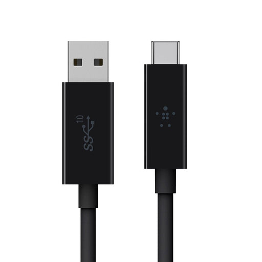 Belkin USB - A to USB - C 1 meter Cable with 10Gbps transfer rate - SWIFT PERIPHERALSF2CU029bt1M-BLK