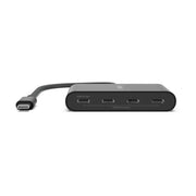 Belkin USB - C Multi Port Display Adapter (with Tethered USB - C Cable) USB - C to DVI Port, VGA Port, 4K HDMI Port - SWIFT PERIPHERALSAVC018BT