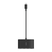 Belkin USB - C Multi Port Display Adapter (with Tethered USB - C Cable) USB - C to DVI Port, VGA Port, 4K HDMI Port - SWIFT PERIPHERALSAVC018BT