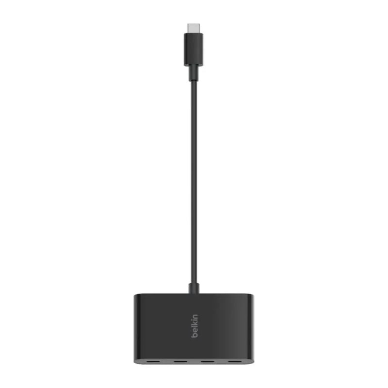 Belkin USB - C Multi Port Display Adapter (with Tethered USB - C Cable) USB - C to DVI Port, VGA Port, 4K HDMI Port - SWIFT PERIPHERALSAVC018BT
