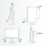 BenQ GW2485TC 24 - inch Full - HD IPS Monitor with USB - C and Microphone - SWIFT PERIPHERALSGW2485TC