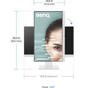 BenQ GW2486TC 23.8" 100Hz 1080p FHD Ergonomic USB - C Home Office Monitor with Speakers - SWIFT PERIPHERALSGW2486TC