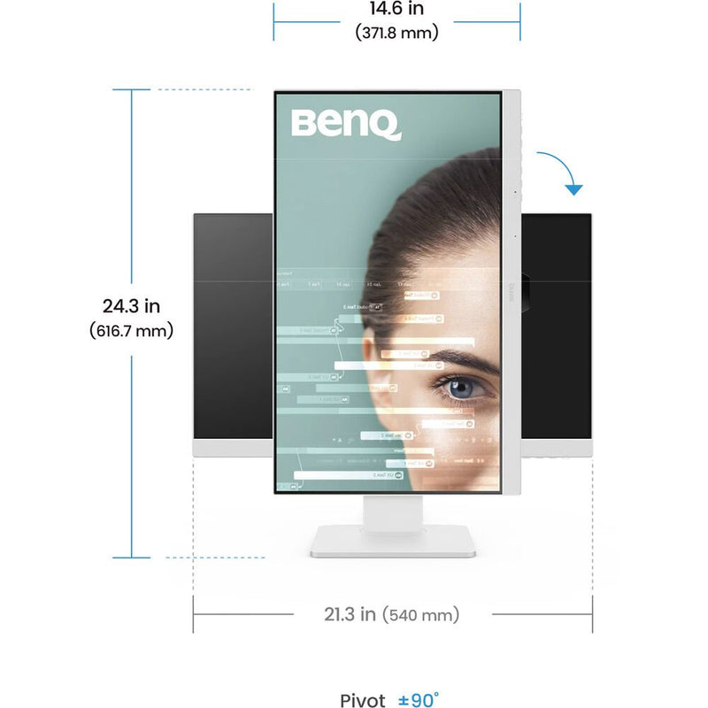 BenQ GW2486TC 23.8" 100Hz 1080p FHD Ergonomic USB - C Home Office Monitor with Speakers - SWIFT PERIPHERALSGW2486TC