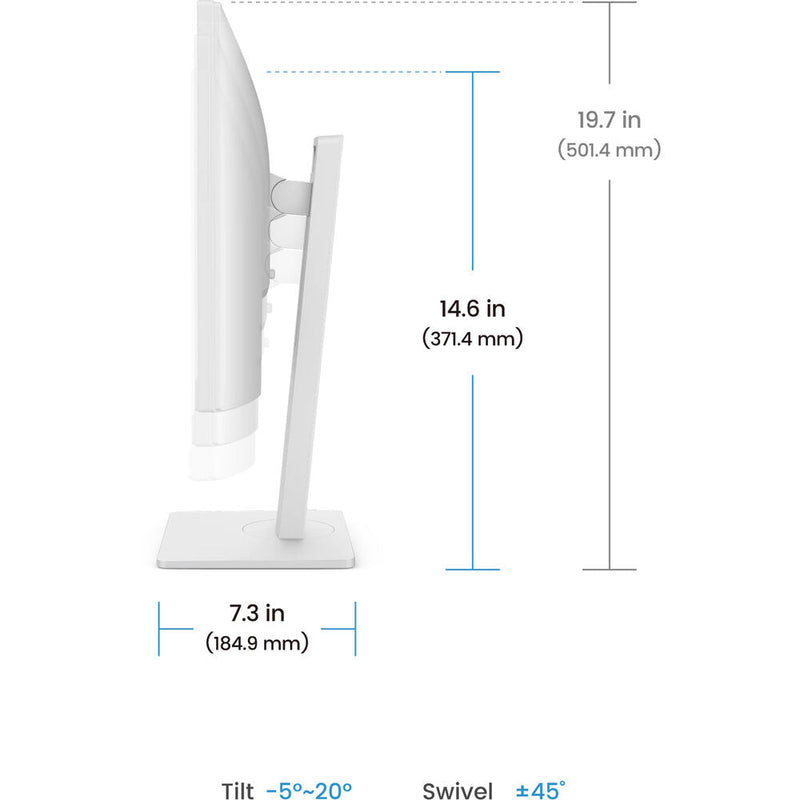 BenQ GW2486TC 23.8" 100Hz 1080p FHD Ergonomic USB - C Home Office Monitor with Speakers - SWIFT PERIPHERALSGW2486TC